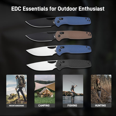CJRB Acacia compact knife ideal for camping and hiking