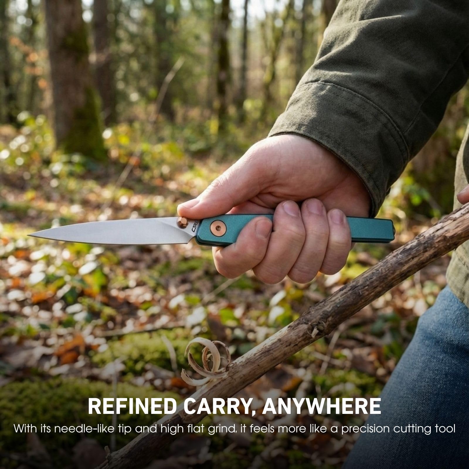 CJRB Lanky EDC knife gift-ready packaging supports easy gifting.