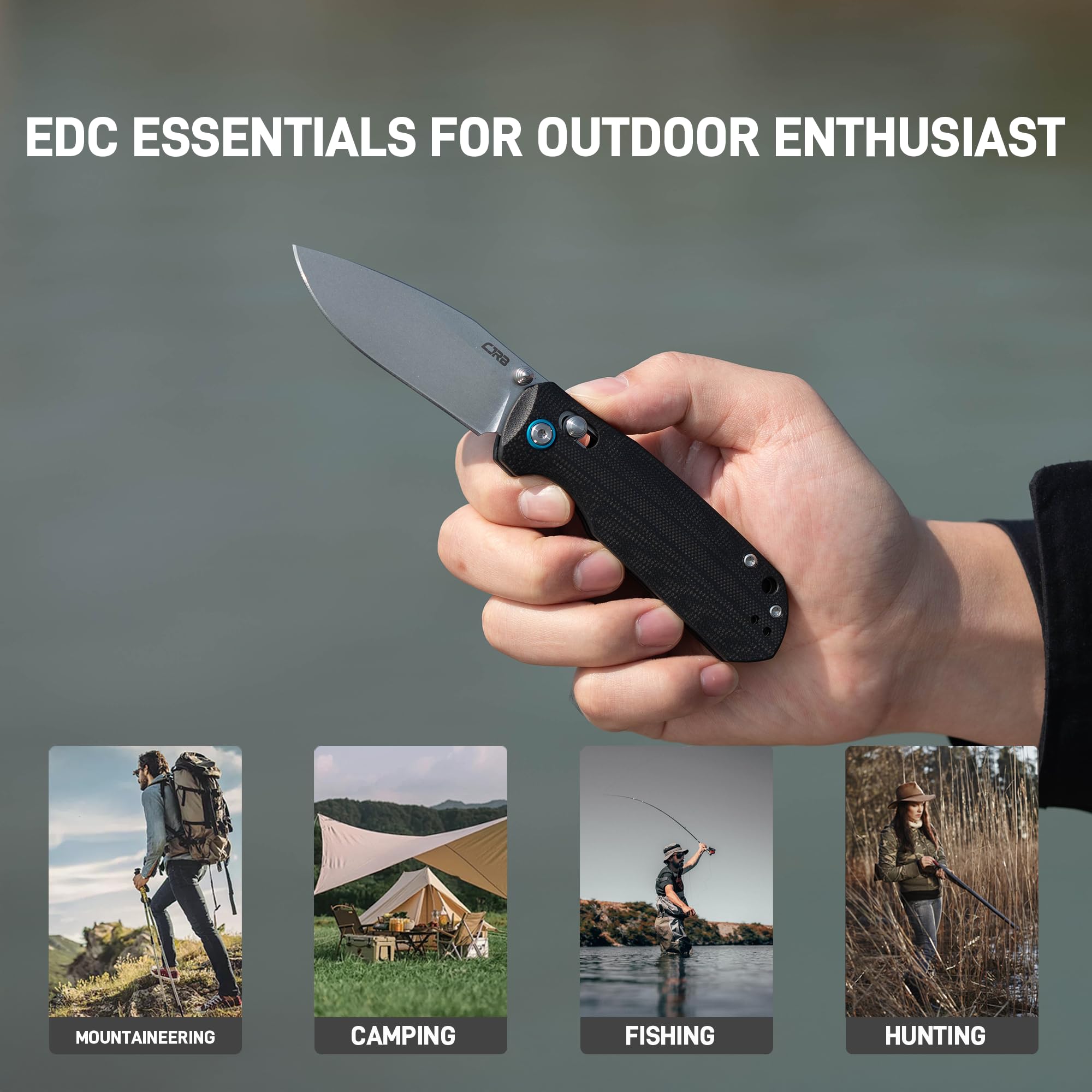 CJRB Maximal deep pocket clip for easy on-the-go carry
