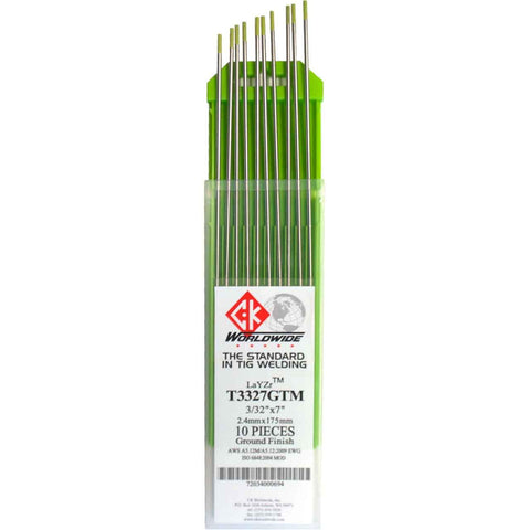 CK Worldwide Layzr tungsten electrode 10-pack packaging for automated production