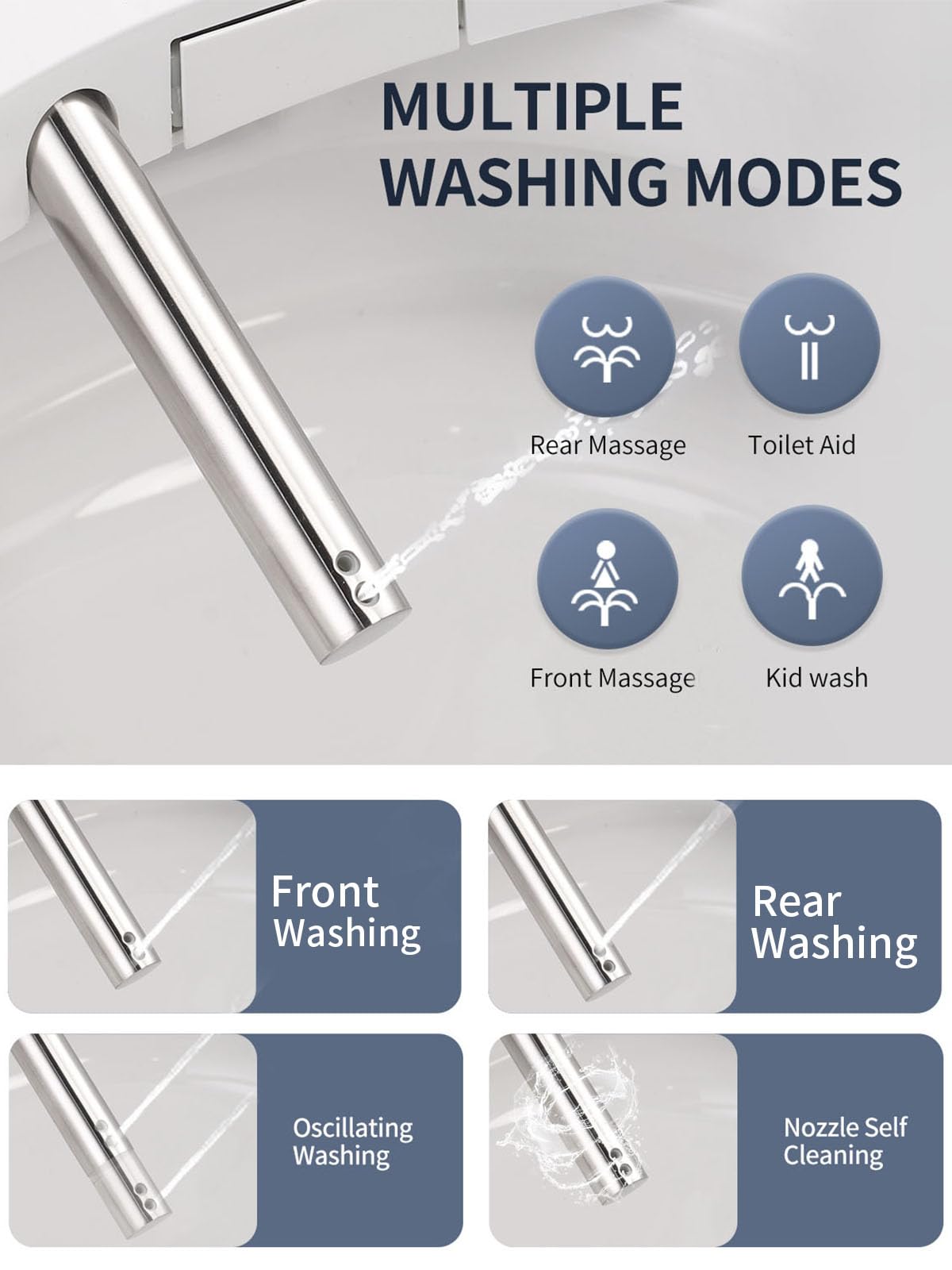 Ckptlsyk bidet with multiple spray modes for personalized care