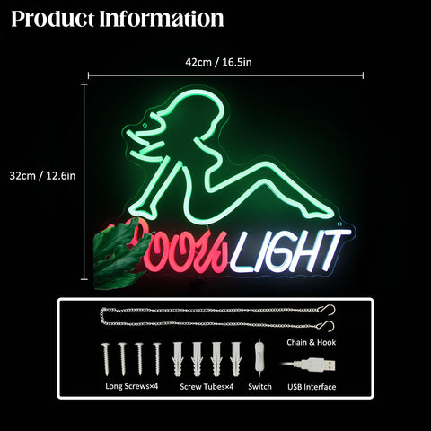 CKTBLEY Crs Light beer neon sign adds dramatic wall art at home