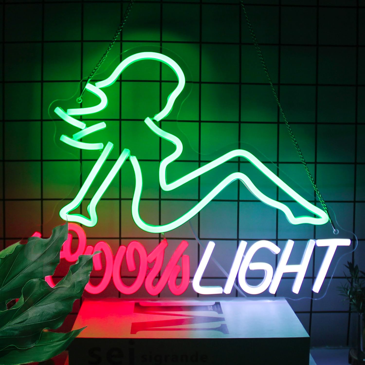 CKTBLEY Crs Light neon uses low-voltage acrylic design for safety