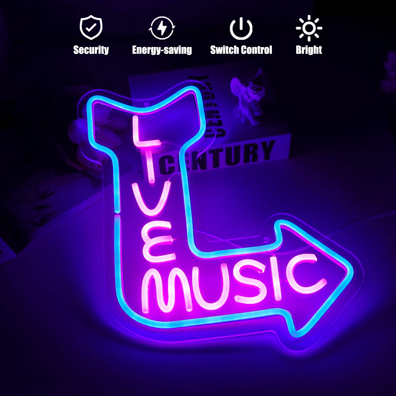CKTBLEY LED neon letters brighten bedroom mood lighting and selfies