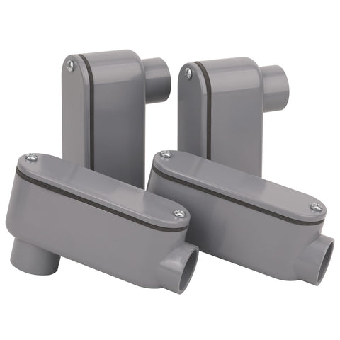 CKVIHAV LB conduit body flat back design fits close to walls