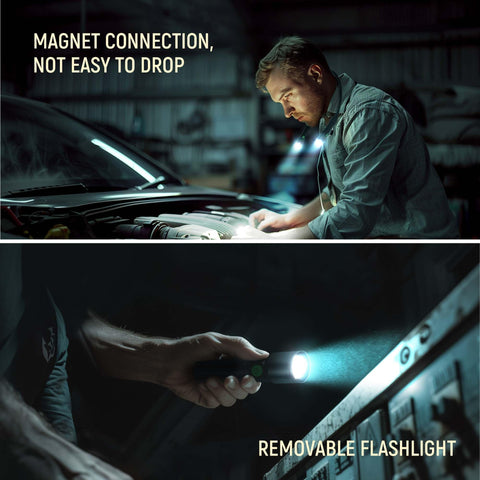 CLAKAP LED Neck Light charges via USB-C for quick recharging