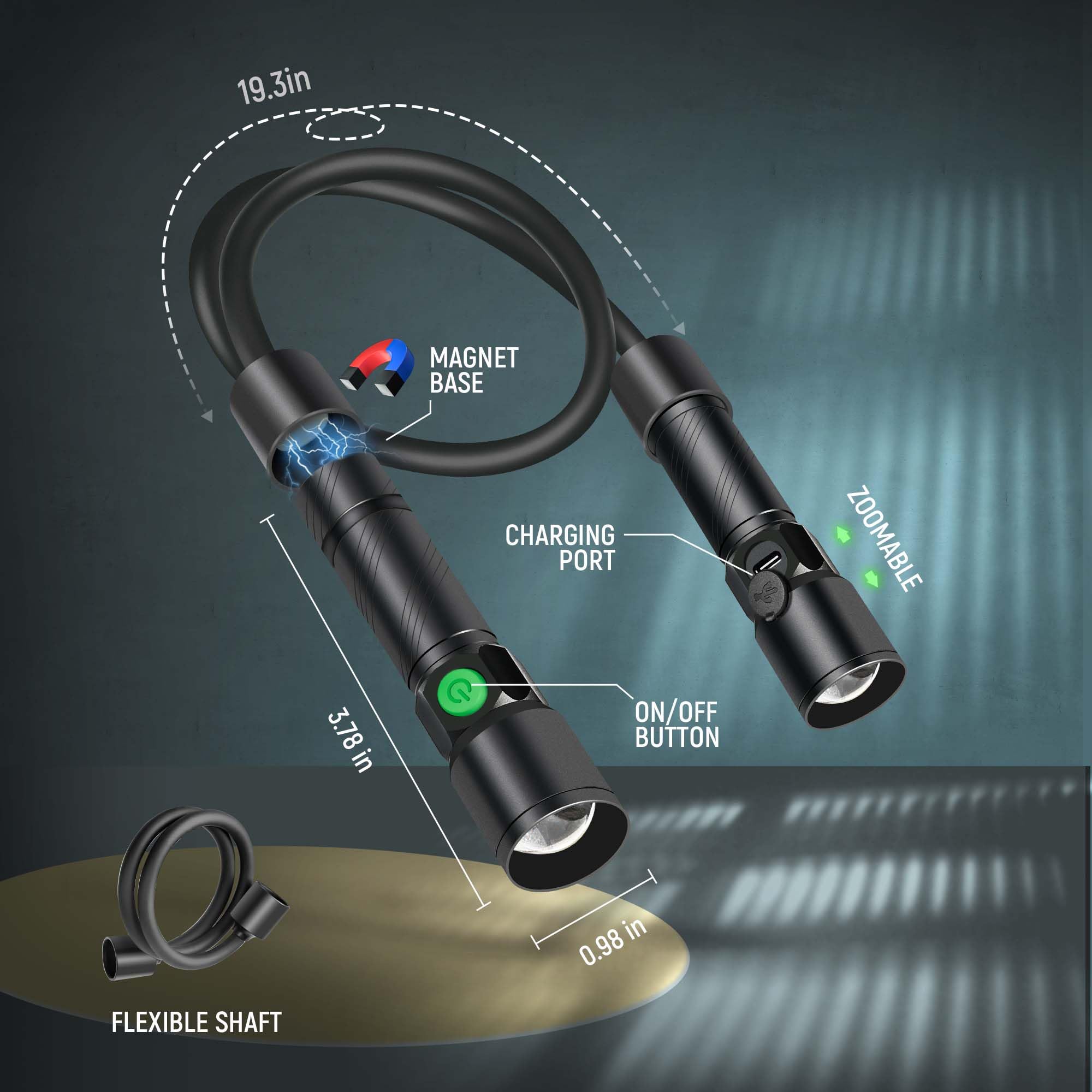 CLAKAP LED Neck Light is water-resistant for durable outdoor use