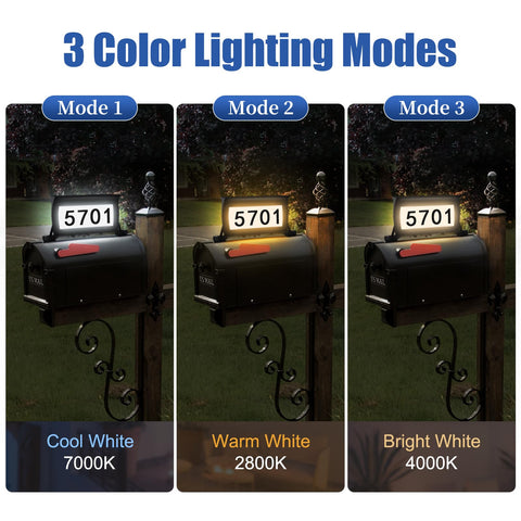 CLAONER 3-color temperature switch to choose cool, warm, or daylight tones