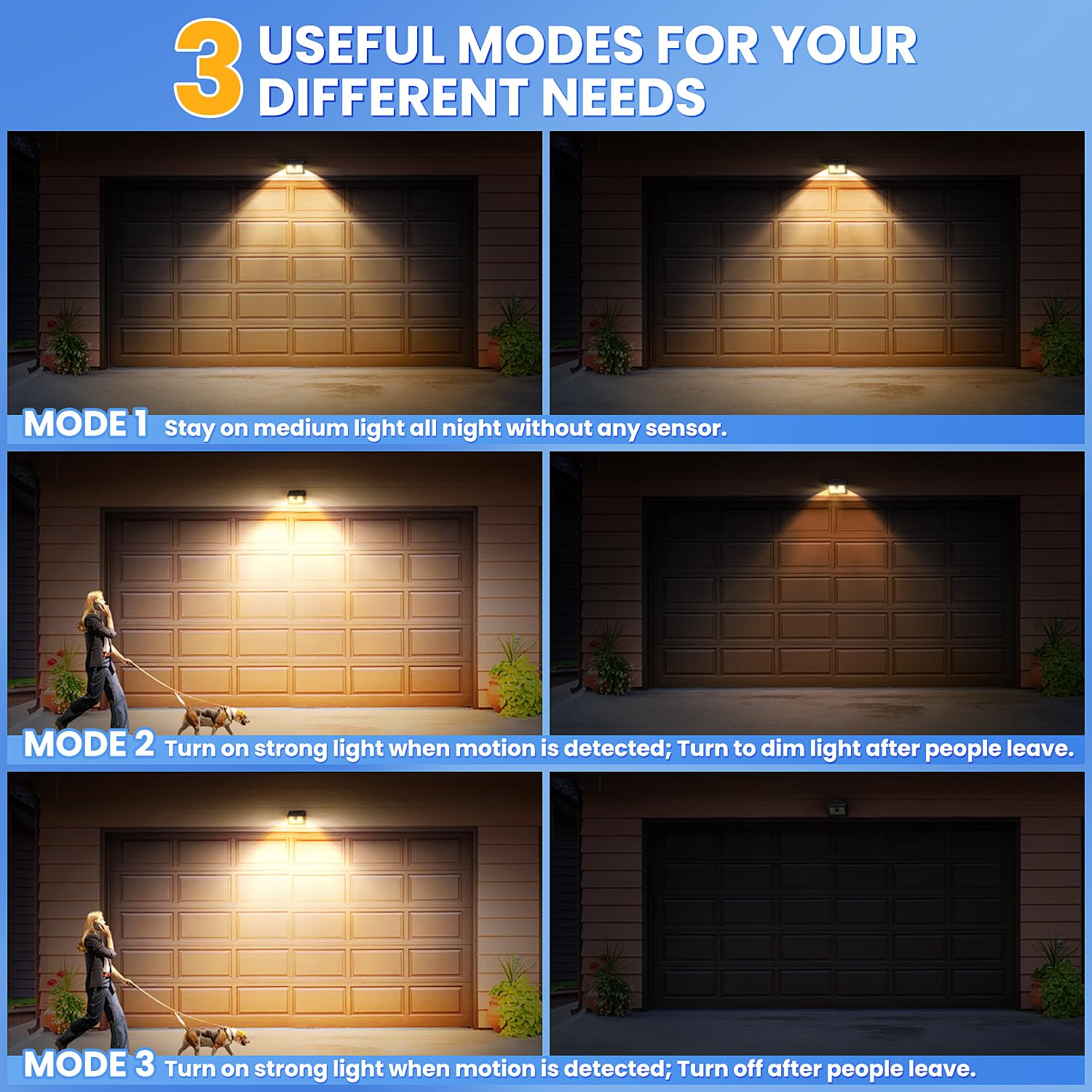 CLAONER driveway and steps solar light enhances entry lighting