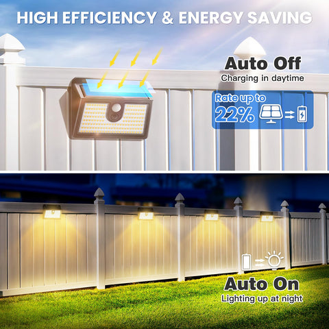 CLAONER outdoor security light guides walkways at night