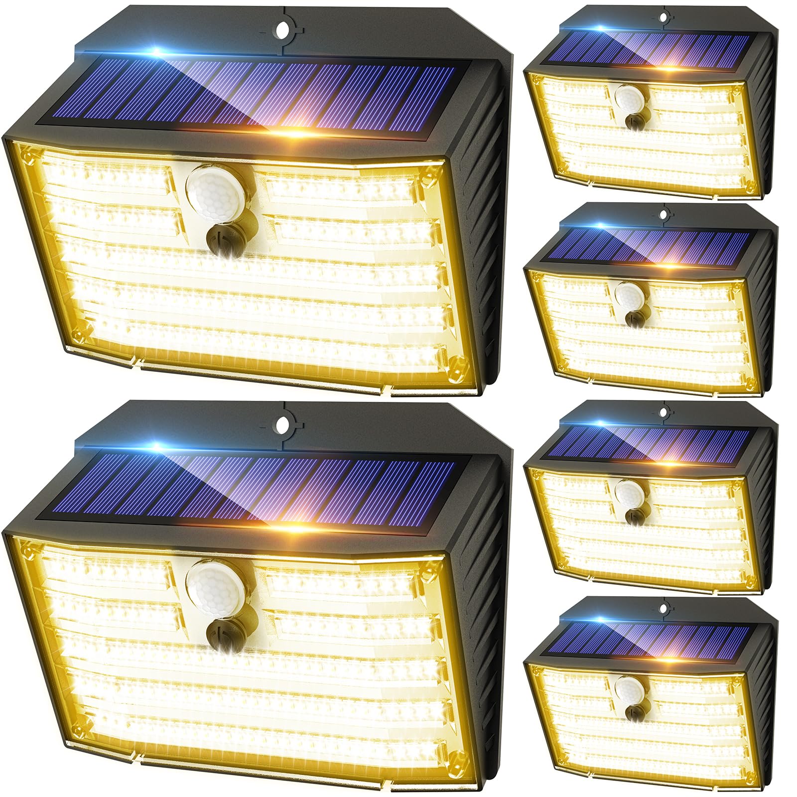 CLAONER wall-mount solar lights deliver reliable outdoor illumination at entryways.