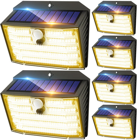 CLAONER wall-mount solar lights deliver reliable outdoor illumination at entryways.