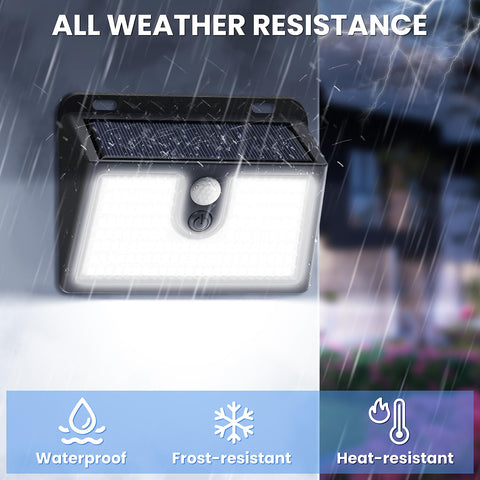 CLAONER easy-install solar lights with screws or tape.