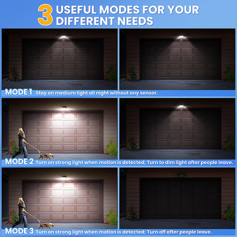 CLAONER solar motion sensor outdoor light wide coverage for safe pathways and stairs.