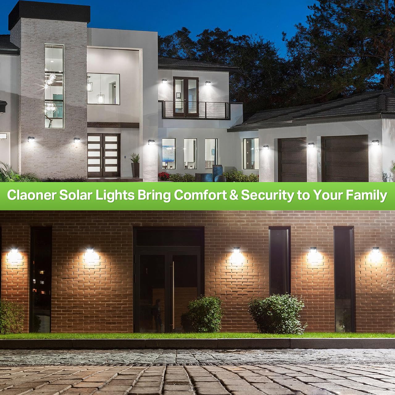 CLAONER wireless motion detection in use for nighttime safety
