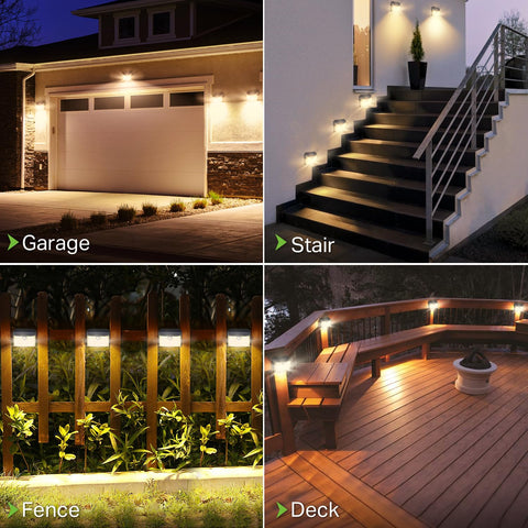 CLAONER wireless motion sensor lights provide hands-free security along pathways.
