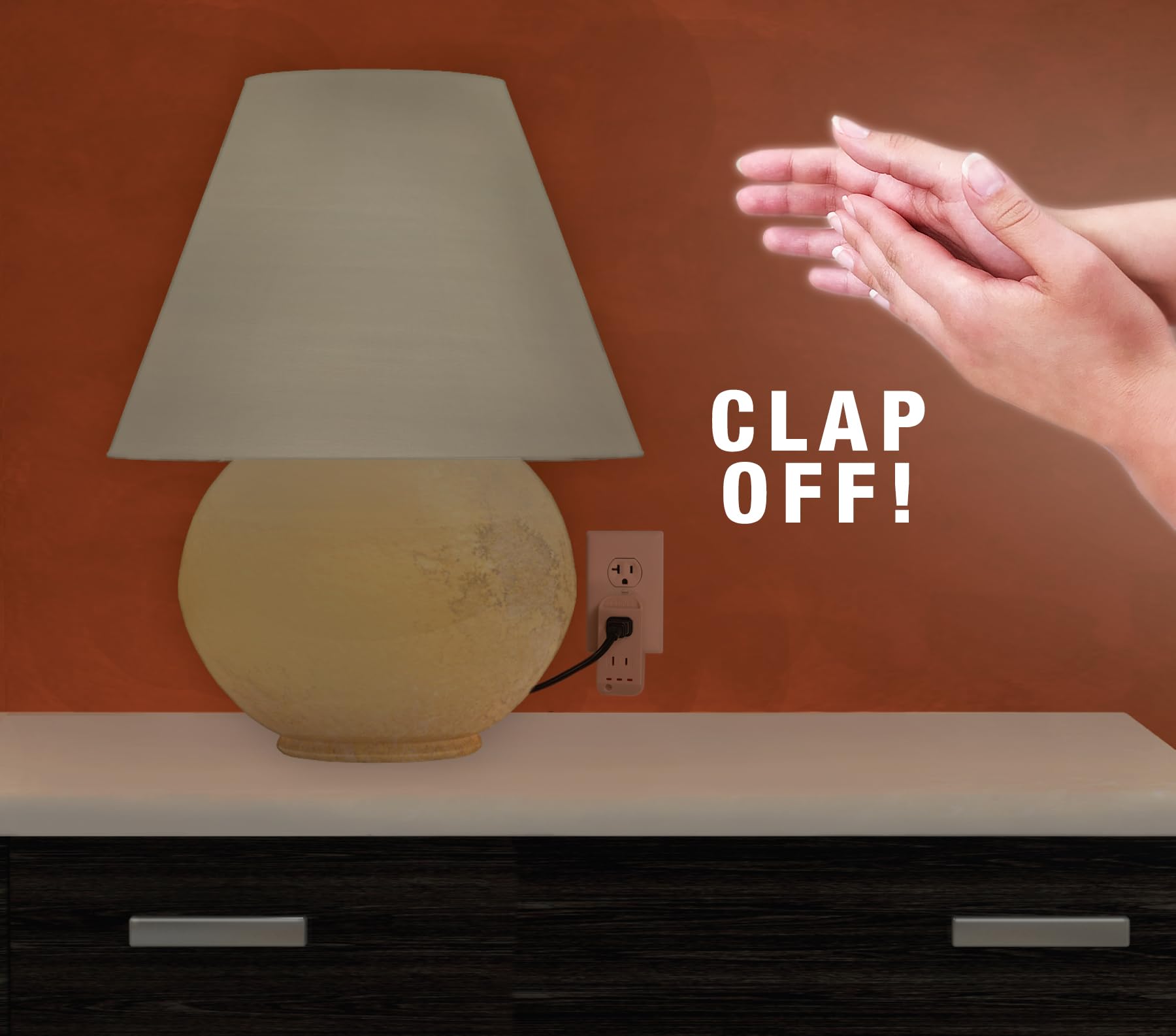 Clapper visible branding confirms the original sound-activated switch.