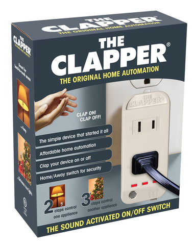 Clapper away mode uses sound to trigger lights, discouraging intruders.
