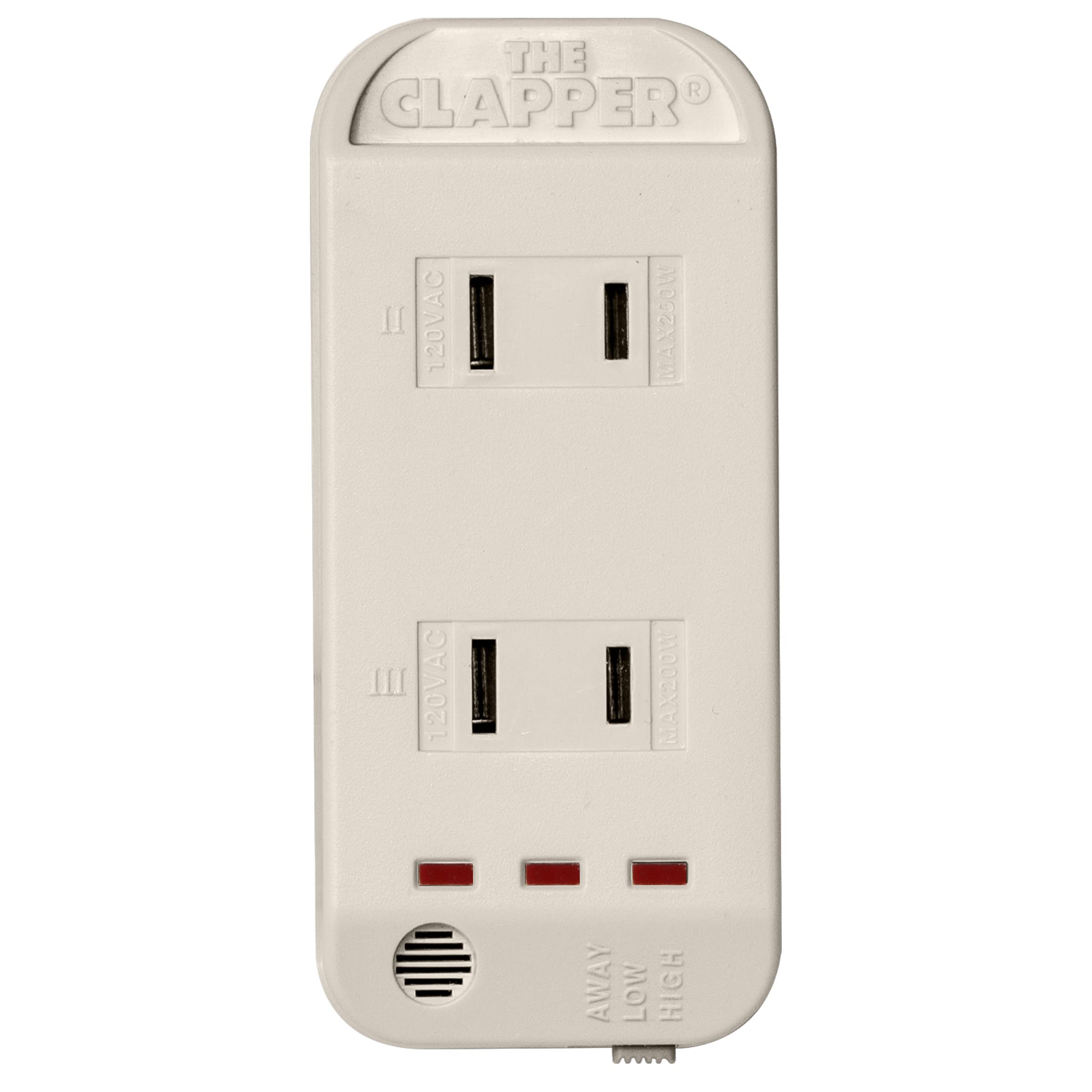 Clapper plugs into a standard outlet for easy, portable installation.