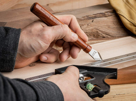 Clarke Brothers marking knife edge detail demonstrates durable precision.