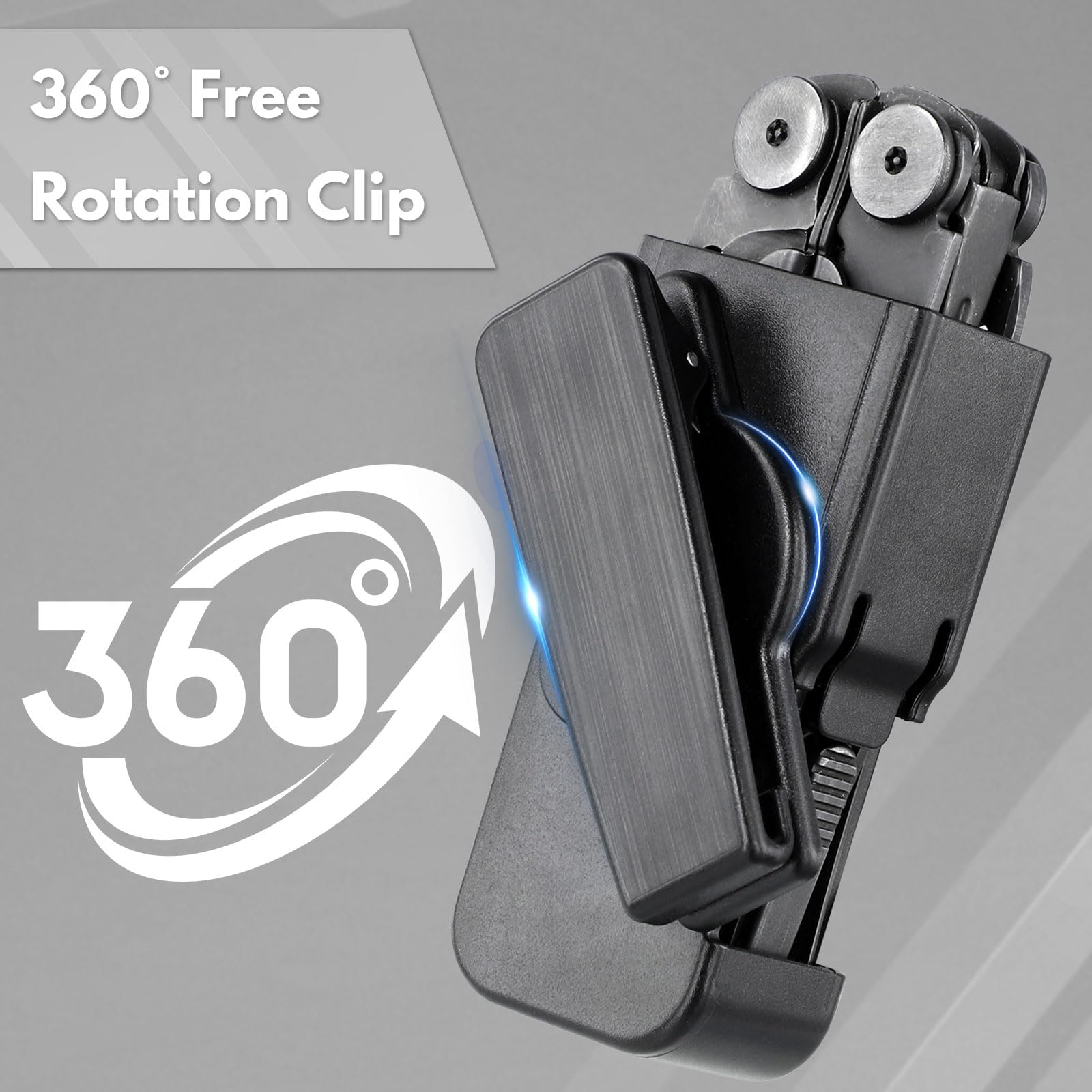 ClaspVital EDC-optimized design keeps multitool accessible with minimal bulk during hikes.