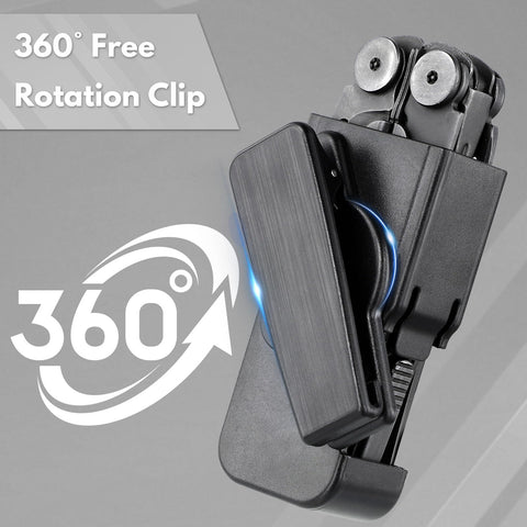 ClaspVital EDC-optimized design keeps multitool accessible with minimal bulk during hikes.
