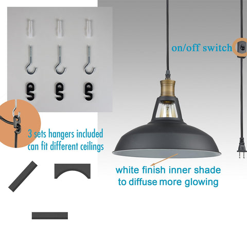 CLAXY pendant light is ETL-listed for safe use in dry locations