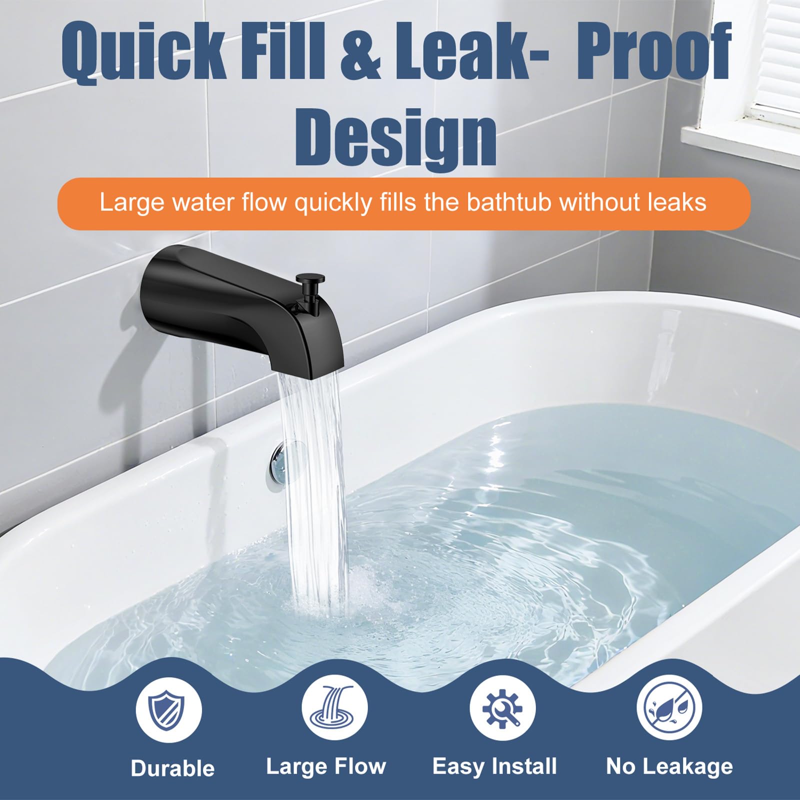 Claywie pull-down diverter spout enables instant water switch and better control.