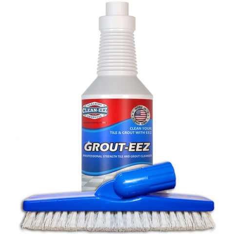 Clean-eez Grout-eez tile cleaner pour for quick grout treatment