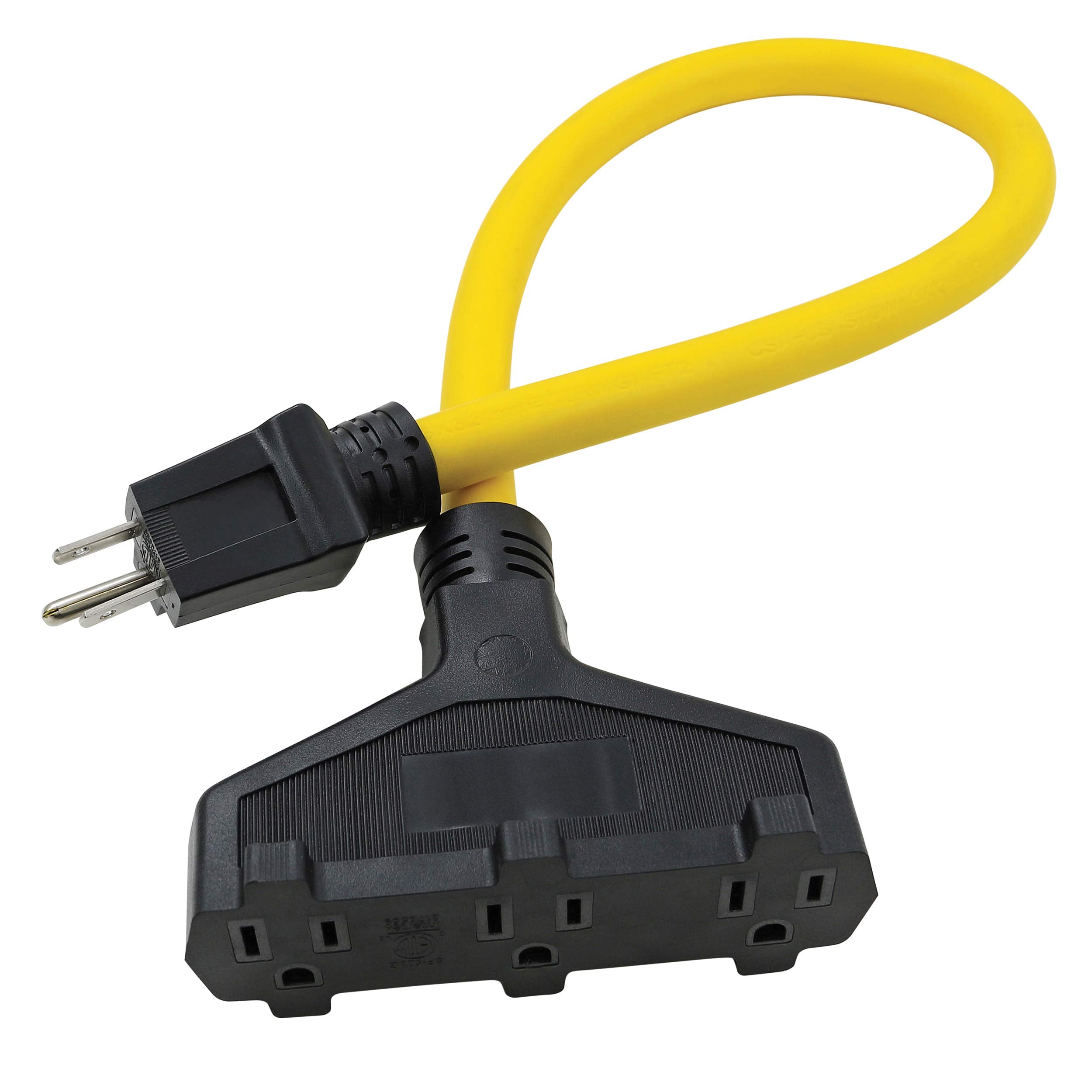 Clear Power CPCO90003 grounded three-prong plug ensures safe connections with compatible tools.