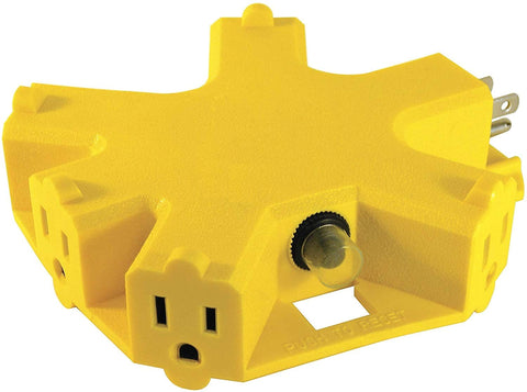 Clear Power heavy-duty construction extension cord for demanding power needs.
