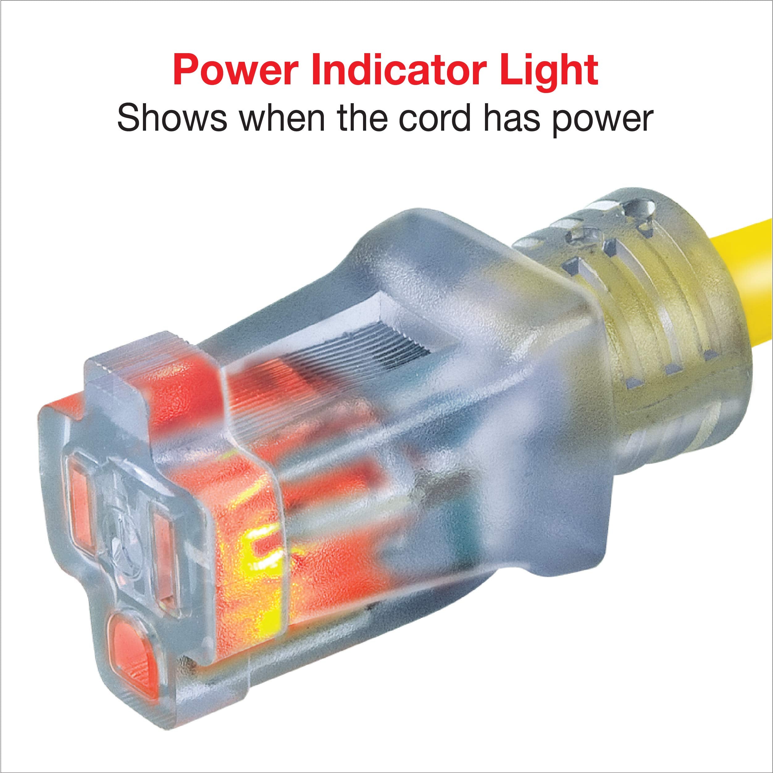 Clear Power oil, water and weather resistant cord for challenging conditions.