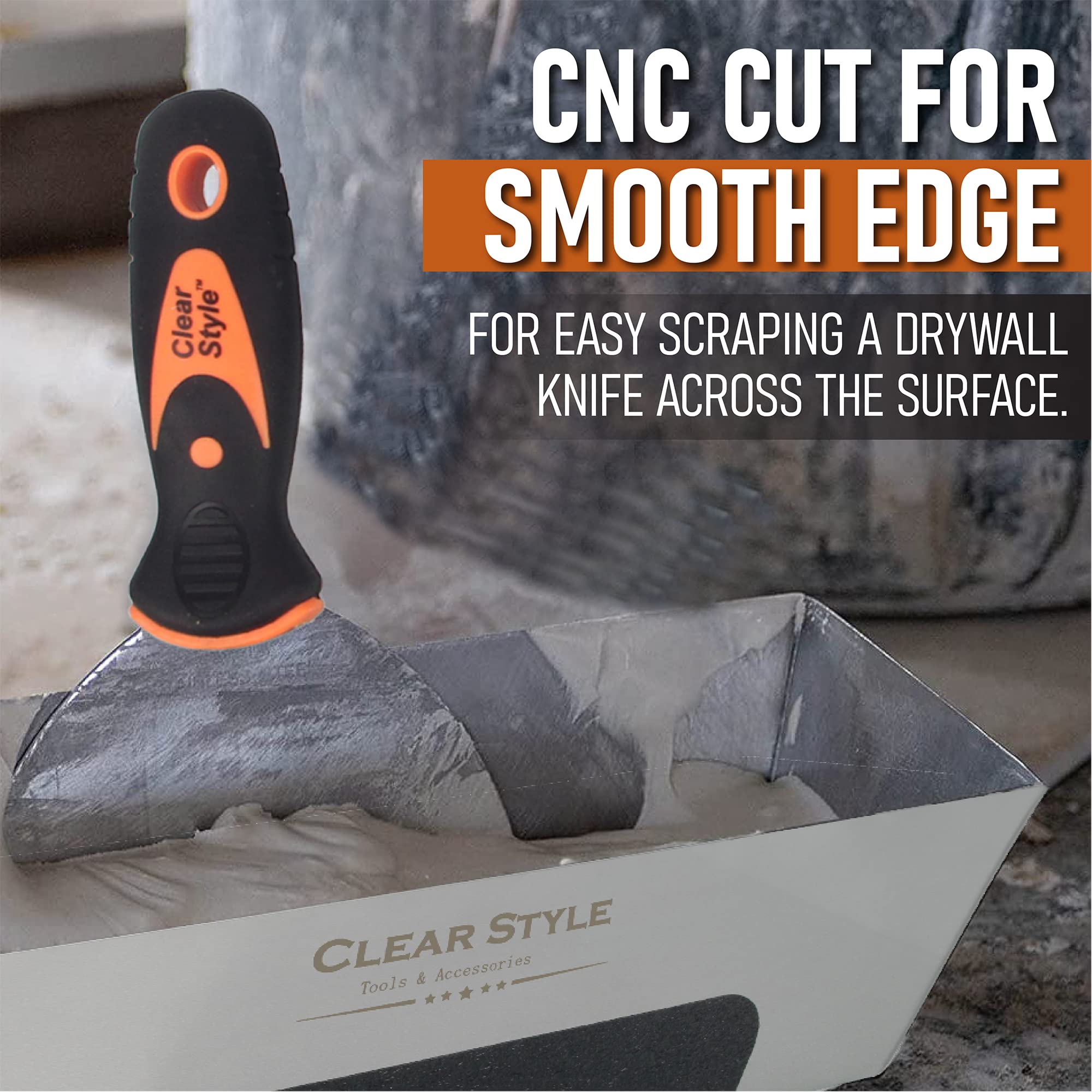 CLEAR STYLE 2-pack mud pans offer flexibility for multiple compounds