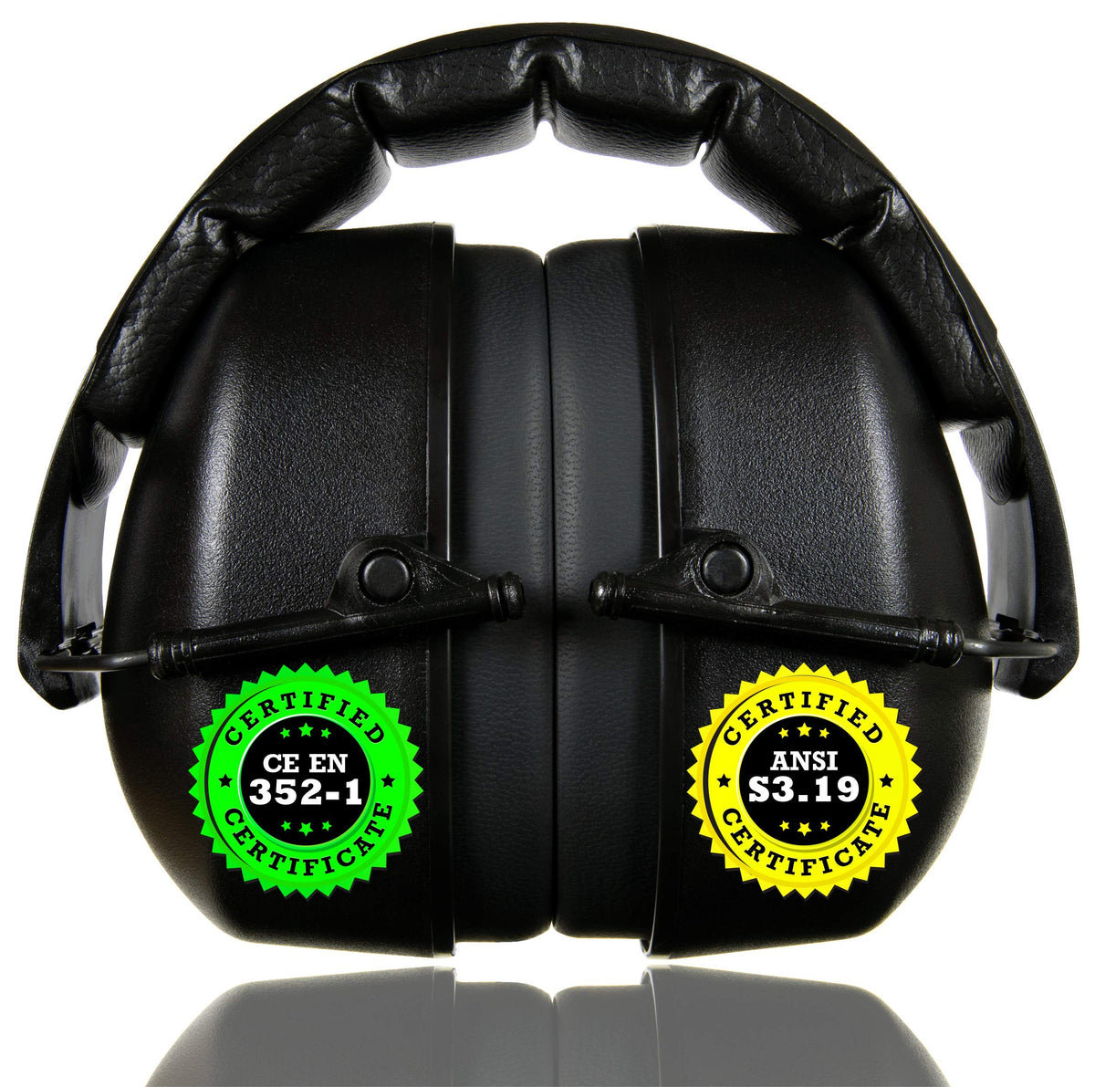 ClearArmor outer cup provides durable hearing protection for shooting