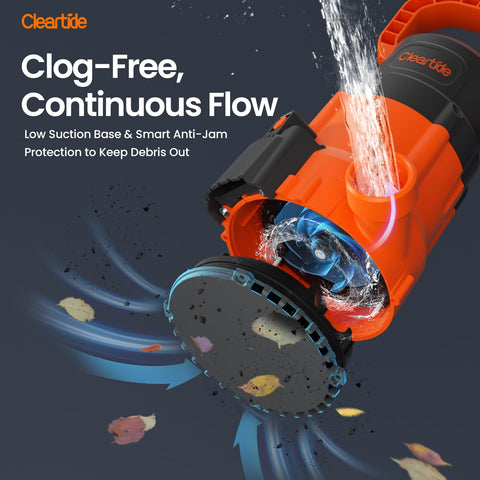 Cleartide up to 28-foot lift demonstrates strong water transfer.