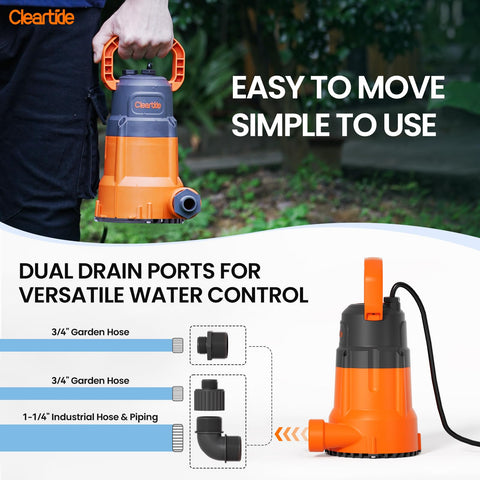 Cleartide copper motor close-up highlights durable pro-grade windings.