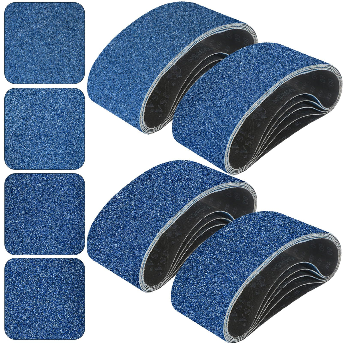 Clebay 3x18 sanding belt 40 grit for fast material removal