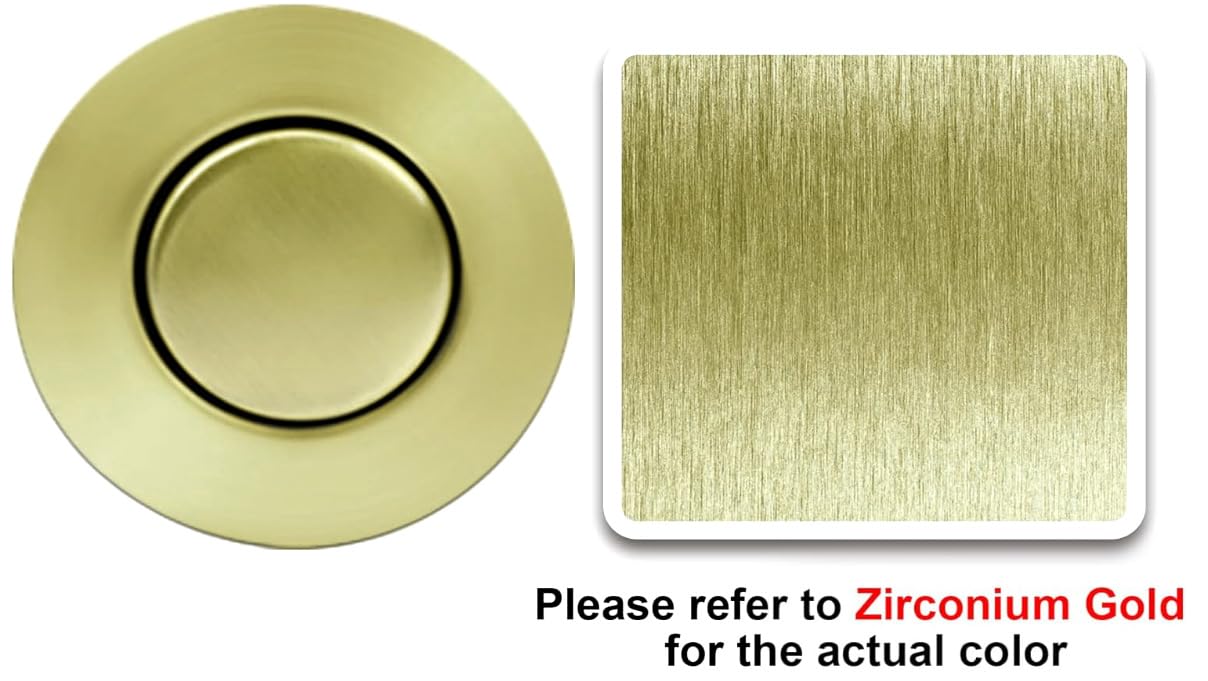 CLEESINK air switch kit closeup highlights brushed gold button for quick activation