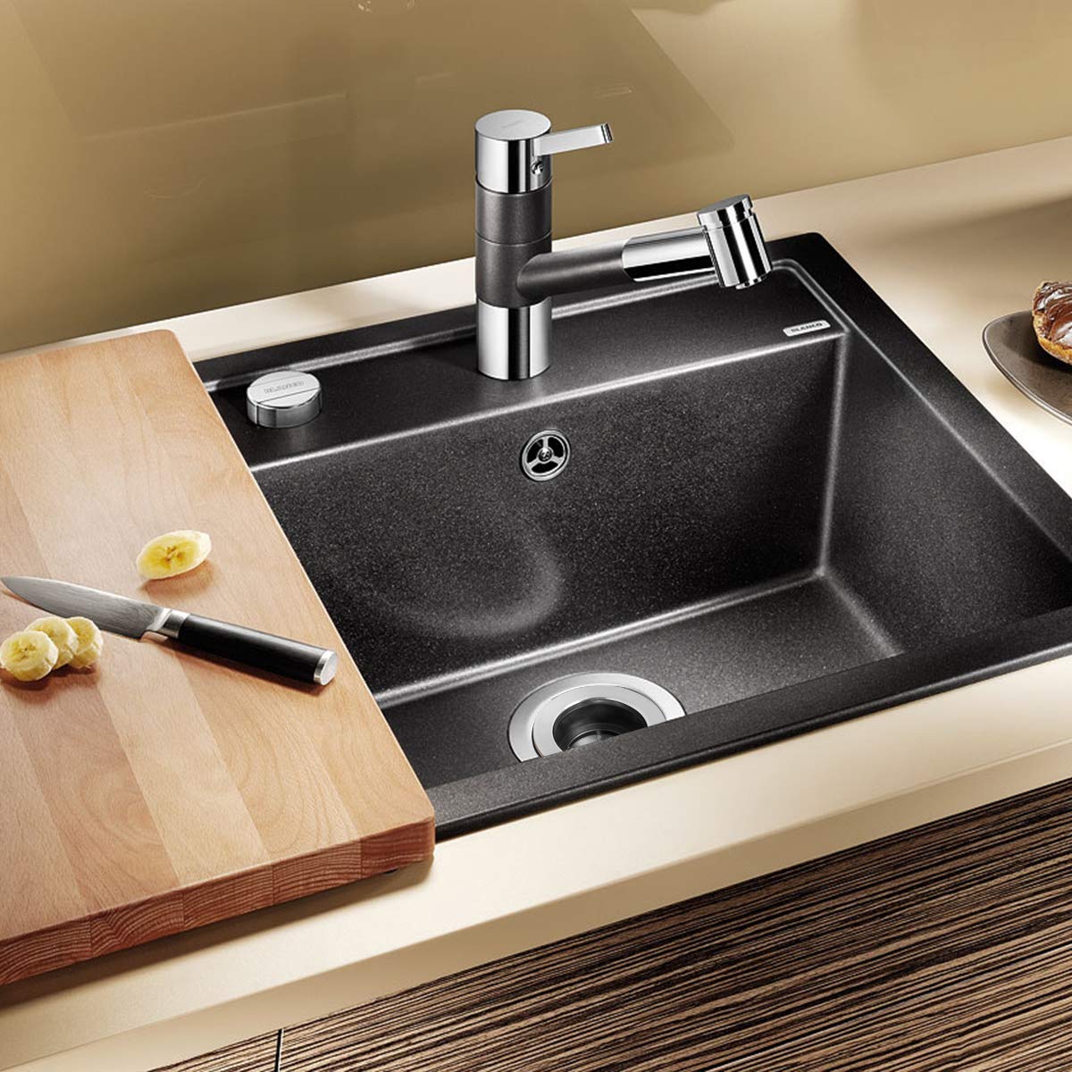 CLEESINK deep flange 2.5-inch depth supports thick sinks