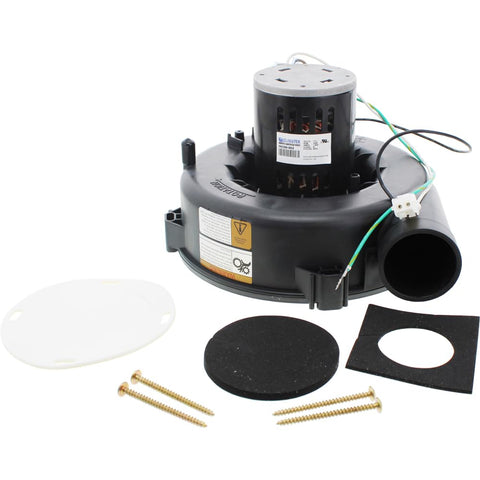 ClimaTek A163 back view draft inducer motor, simple upgrade for compatible gas furnaces