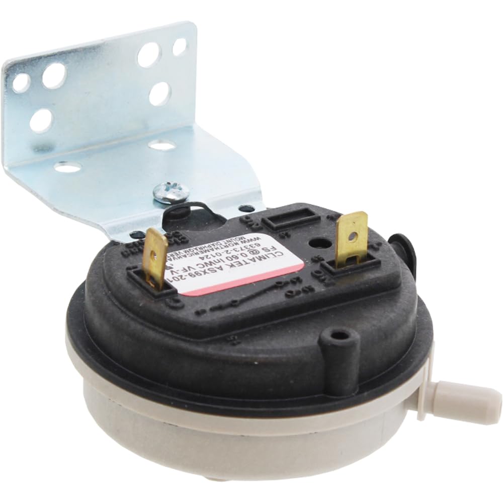 ClimaTek furnace air pressure switch provides dependable operation for consistent furnace cycles.