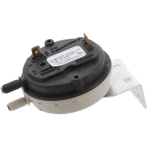 ClimaTek furnace air pressure switch closeup for compatible Nordyne Intertherm and Miller furnaces, ensuring reliable performance.