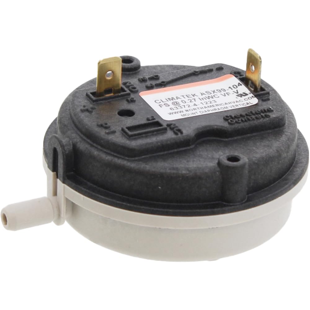 ClimaTek furnace air pressure switch HK06WC069 replacement for Carrier/Bryant/Payne furnaces ensures consistent readings