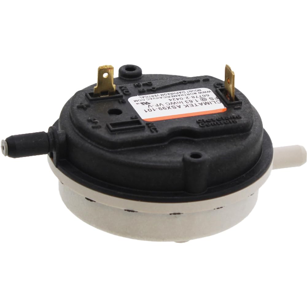 ClimaTek furnace air pressure switch ensures reliable operation on Carrier and Bryant furnaces.