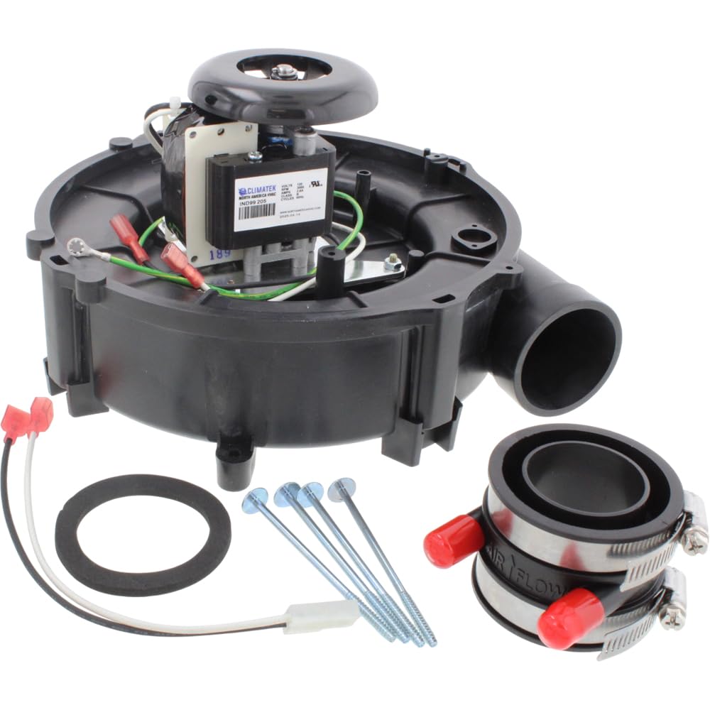 ClimaTek furnace draft inducer motor for Goodman/Amana/Daikin, reliable startup and venting.