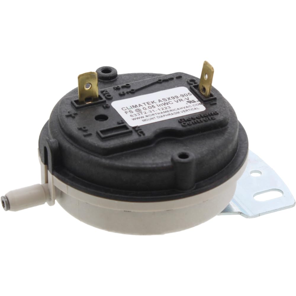 ClimaTek vacuum pressure switch direct replacement for Quadrafire, durable and easy-to-install.