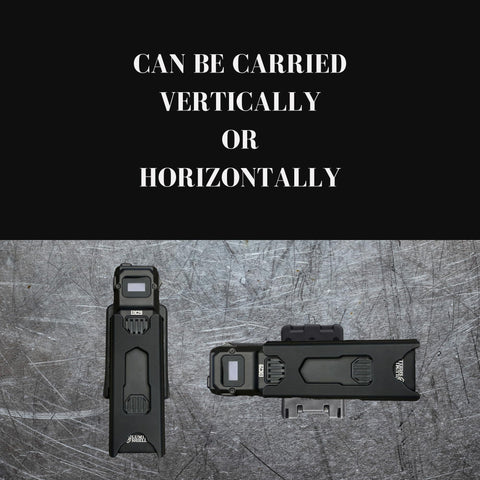 Clip & Carry EDC29 holster side view showing belt clip for versatile wear.