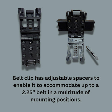 Clip & Carry EDC29 holster vertical belt clip for quick access.