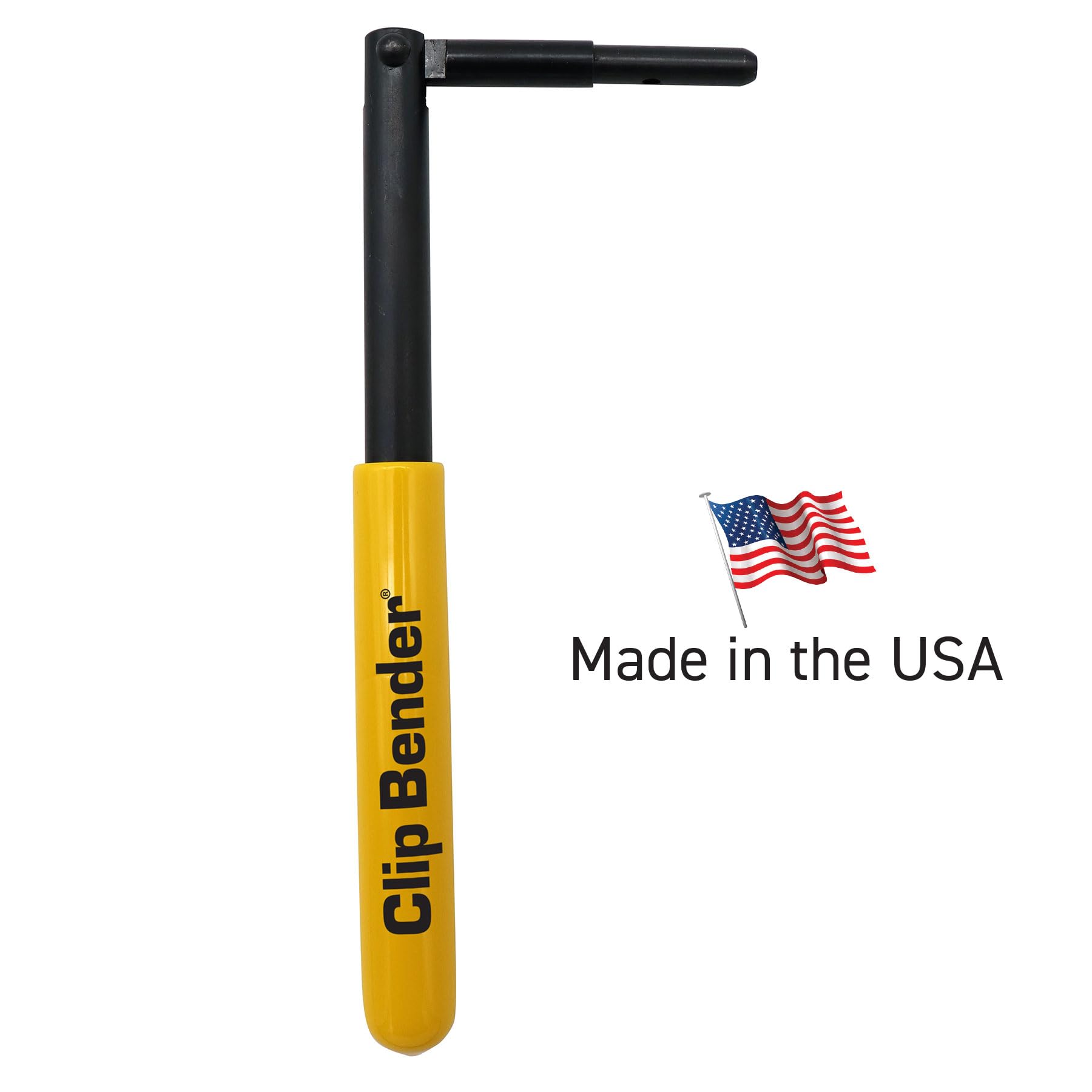 Clip Bender with rust resistant black oxide coating outdoors