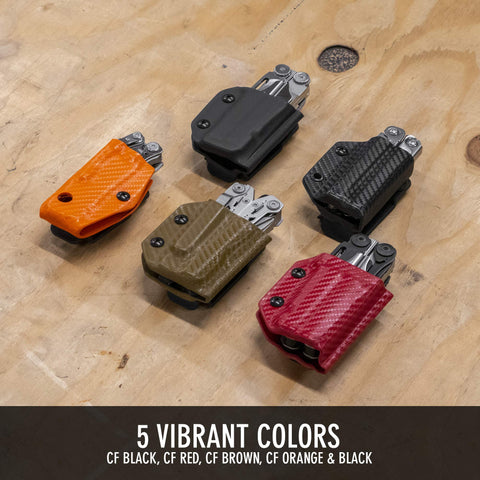 Durable Kydex sheath by Clip & Carry outlasts nylon in tough days.